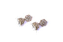 Royal Hexagon Kundan Pearl Jhumka Earrings